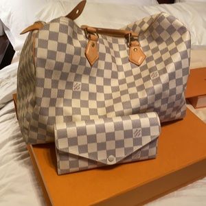LOUIS VUITTON BAG AND WALLET